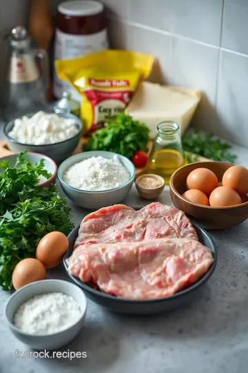Escalope Milanaise : La Délicatesse Italienne à Votre Table ingredients