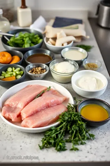 Filet d' Églefin à la Moutarde et aux Herbes ingredients