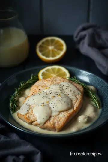 Filet d’Aiglefin à la Crème et Citron presentation