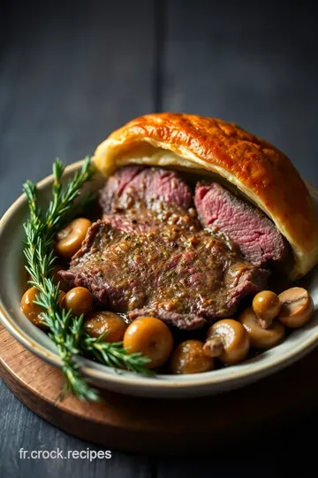 Filet de Bœuf en Croûte : L' Exquise Tradition Française presentation