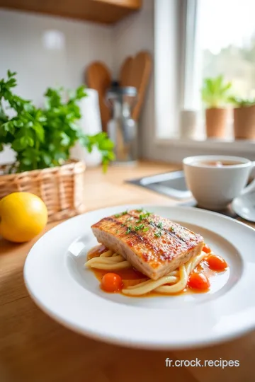 Filet de Julienne au Four avec Herbes de Provence steps