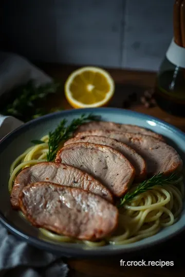 Filet de Julienne Sauté aux Herbes de Provence presentation
