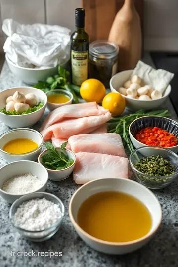 Filet de Merlan à la Provençale ingredients
