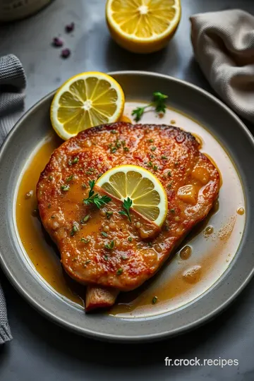 Filet de Merlan Sauté à l' Ail et au Citron presentation