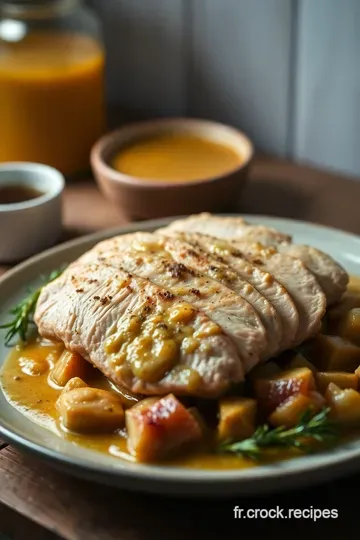 Filet de poulet à la moutarde et au miel presentation