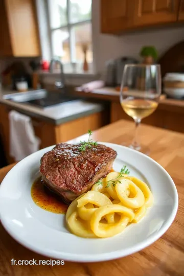 Filet Mignon au Four Sauce au Vin Rouge steps