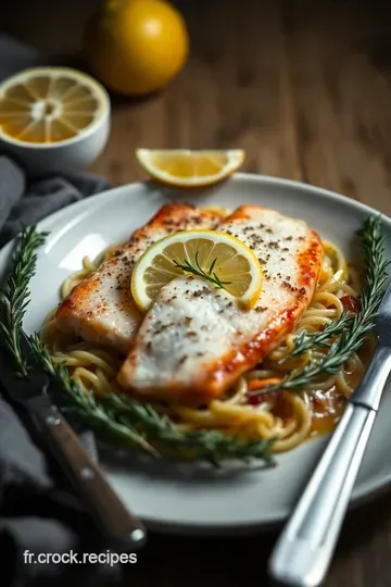 Filets de Dorade Rôtis aux Herbes de Provence presentation