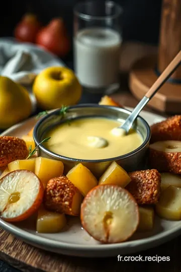 Fondue de Poireaux Savoureuse presentation