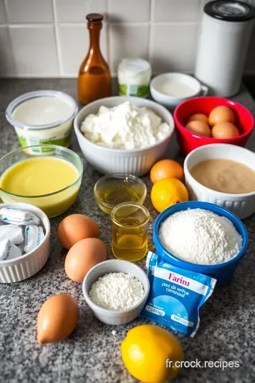 Gâteau au Yaourt : le délice moelleux à la portée de tous ! ingredients