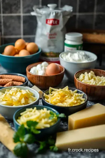 Gnocchi au Four : Gnocchis Rôtis au Fromage Crémeux ingredients