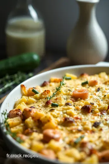 Gratin de Courgettes Savoureux presentation