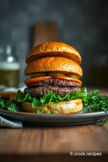 Hamburger Maison : Le Burger Artisan presentation