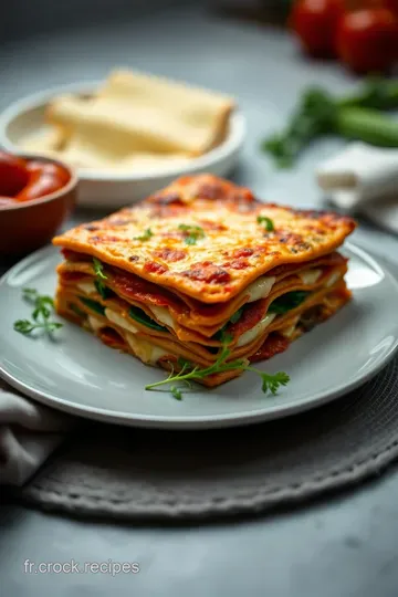 Lasagne aux Légumes Gourmande presentation