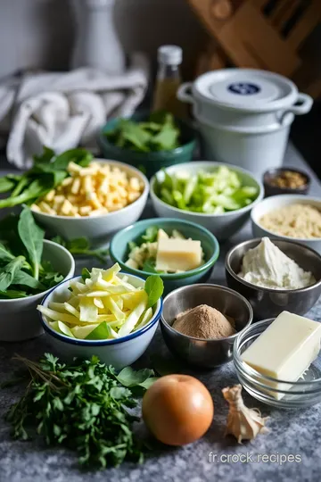 Lasagne Crémeuse aux Épinards et Chèvre ingredients