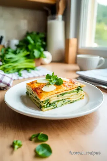 Lasagne Crémeuse aux Épinards et Chèvre steps