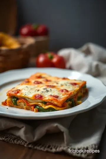 Lasagne de Légumes Méditerranéens presentation
