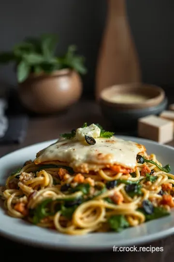 Lasagne Épinard Chèvre : Un Délice Végétal Crémeux presentation