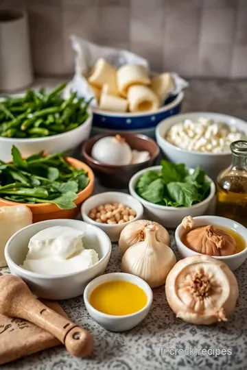 Lasagnes aux Épinards et Chèvre ingredients
