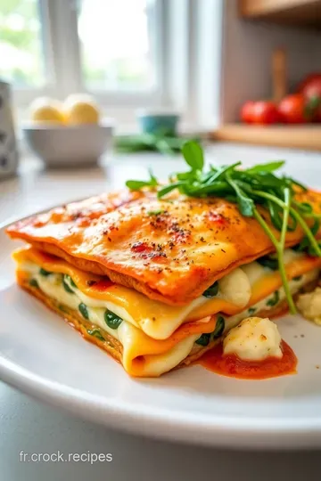 Lasagnes aux Épinards et Chèvre steps