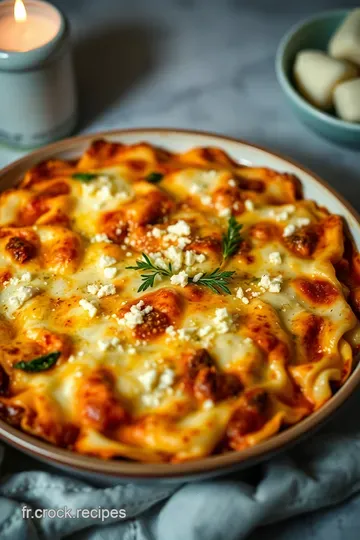 Lasagnes Crémeuses aux Épinards et au Chèvre presentation
