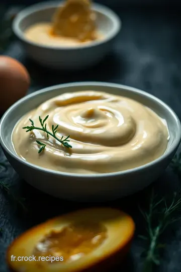 Mayonnaise Maison : La Recette Indispensable de la Cuisine Française presentation