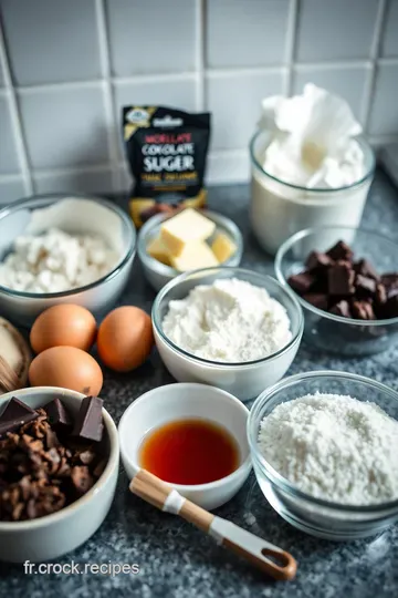 Moelleux au Chocolat : Le Cœur Fondant de la Pâtisserie Française ingredients