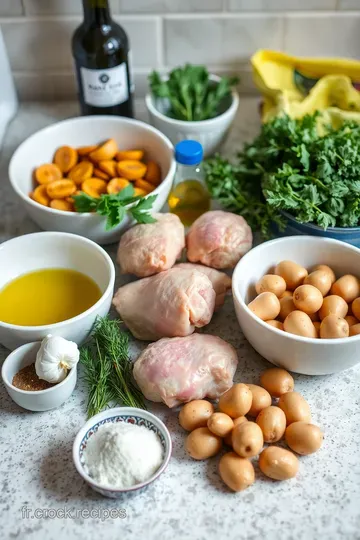 Noisettes d’Agneau Rôties aux Herbes de Provence et Écrasé de Pommes de Terre ingredients