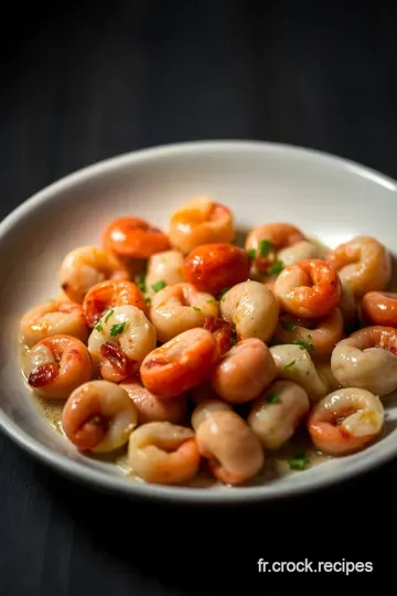 Nouilles Sautées aux Crevettes: Un Plat Savoureux de la Mer presentation