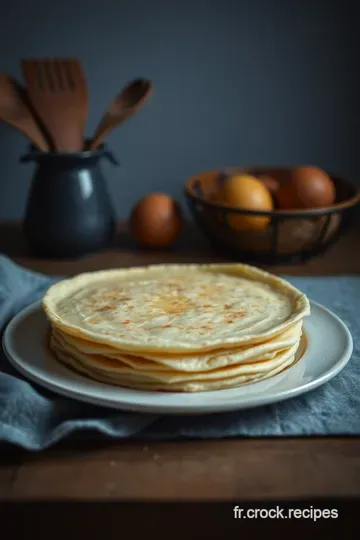 Pâte à Crêpe Parfaite : La Base des Délices Culinaires presentation