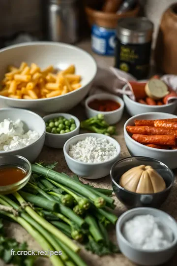 Pâtes au Chorizo et Épinards: Une Explosion de Saveurs ingredients