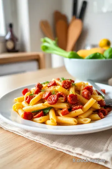 Pâtes au Chorizo et Épinards: Une Explosion de Saveurs steps