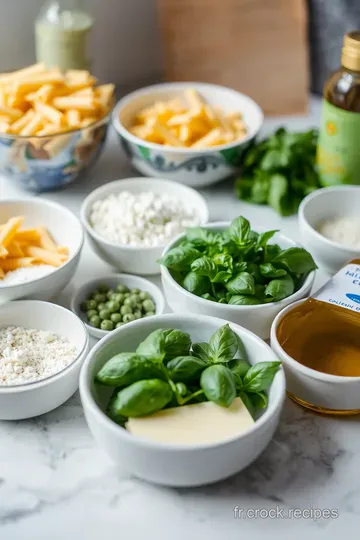 Pâtes au Pistou Provençal – Un Voyage au Cœur de la Cuisine Méditerranéenne ingredients