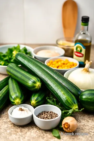 Pâtes de Courgette Élégantes à la Sauce Tomato Basilic ingredients
