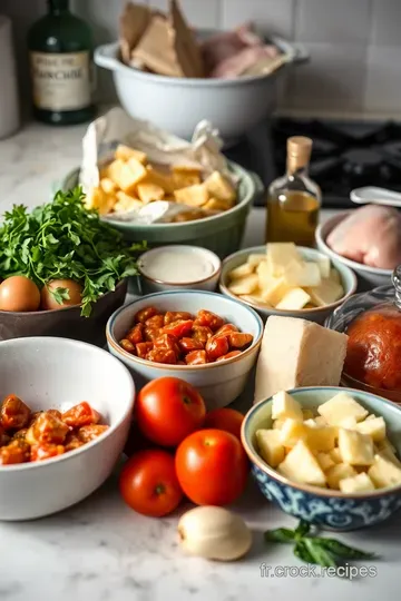 Paupiette de Poulet à la Provençale ingredients