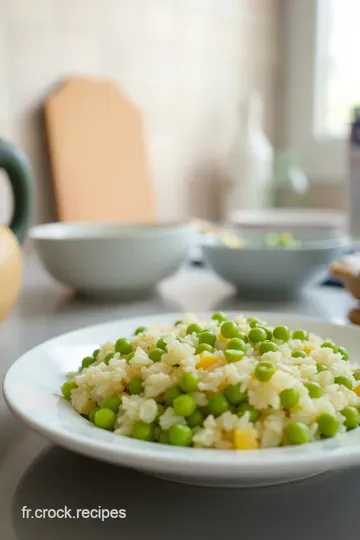 Petits Pois et Riz au Citron de Provence steps