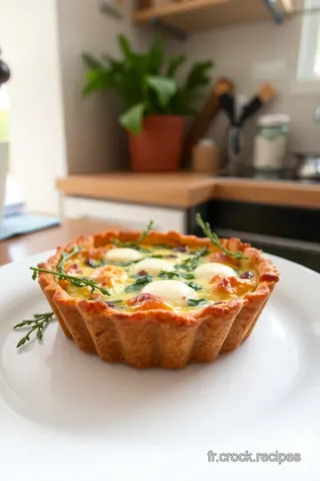 Quiche aux Épinards et Fromage de Chèvre steps