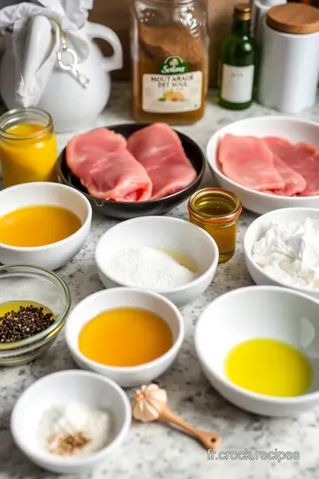 Recette de Faux Filet à la Moutarde et au Miel ingredients