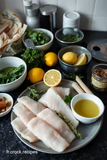 Recette de L’Églefin au Citron et aux Herbes ingredients