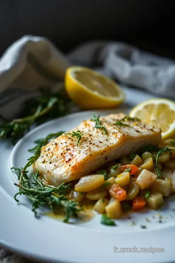 Recette de L’Églefin au Citron et aux Herbes presentation