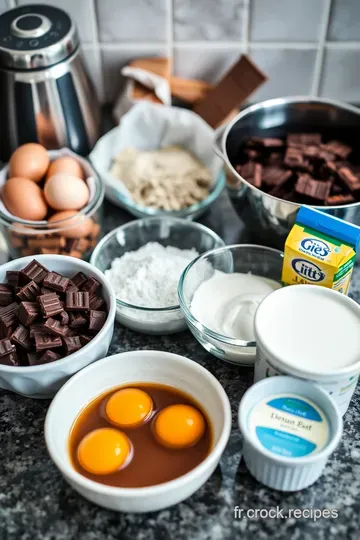 Recette de Mousse au Chocolat Classique ingredients