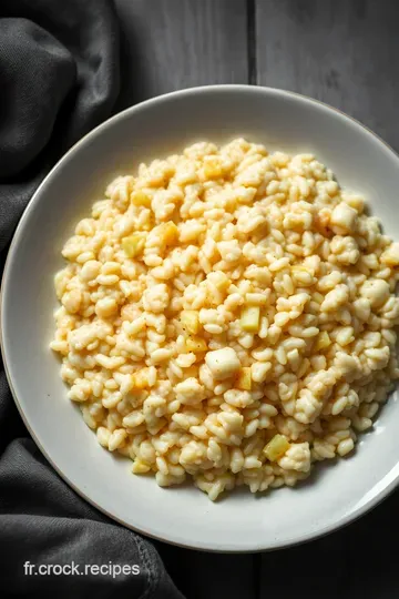 Recette de Risotto Aux Poireaux presentation