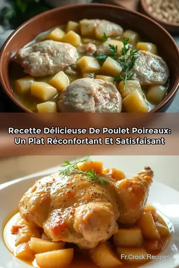 Recette Délicieuse de Poulet Poireaux: Un Plat Réconfortant et Satisfaisant