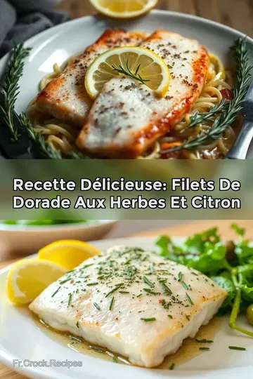 Recette Délicieuse: Filets de Dorade aux Herbes et Citron
