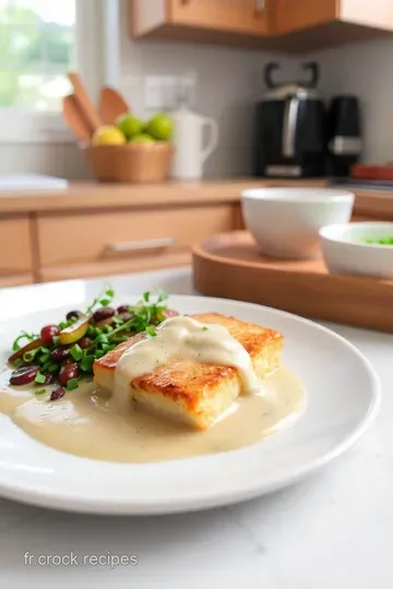Recette du Dos de Cabillaud en Sauce Crémeuse aux Câpres steps