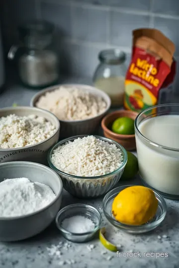 Riz au Lait de Coco Crémeux ingredients