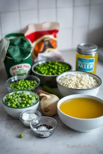 Riz au Petit Pois: Le Plat Chic et Coloré ingredients