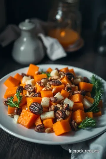 Salade Composée d' Hiver – Fraîcheur d' hiver en assiette presentation