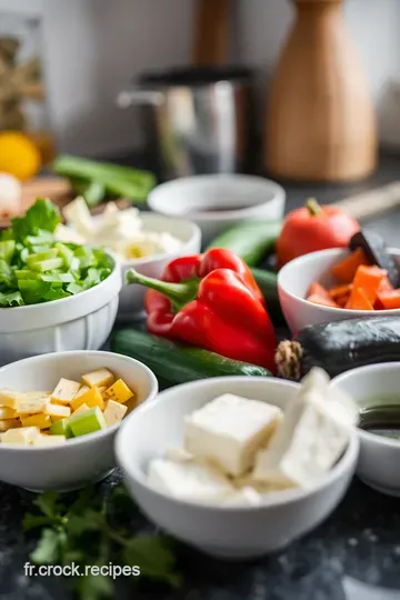 Salade de Petit Épeautre aux Légumes Grillés et Feta ingredients