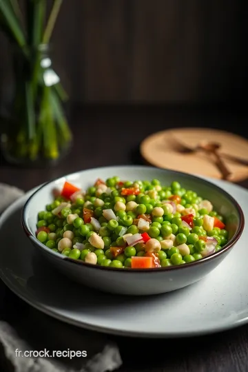 Salade de Pois Chiches Libanaise : Fraîcheur et Saveurs Méditerranéennes presentation