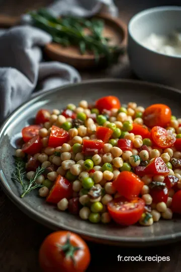 Salade Marocaine de Pois Chiches Épicée presentation